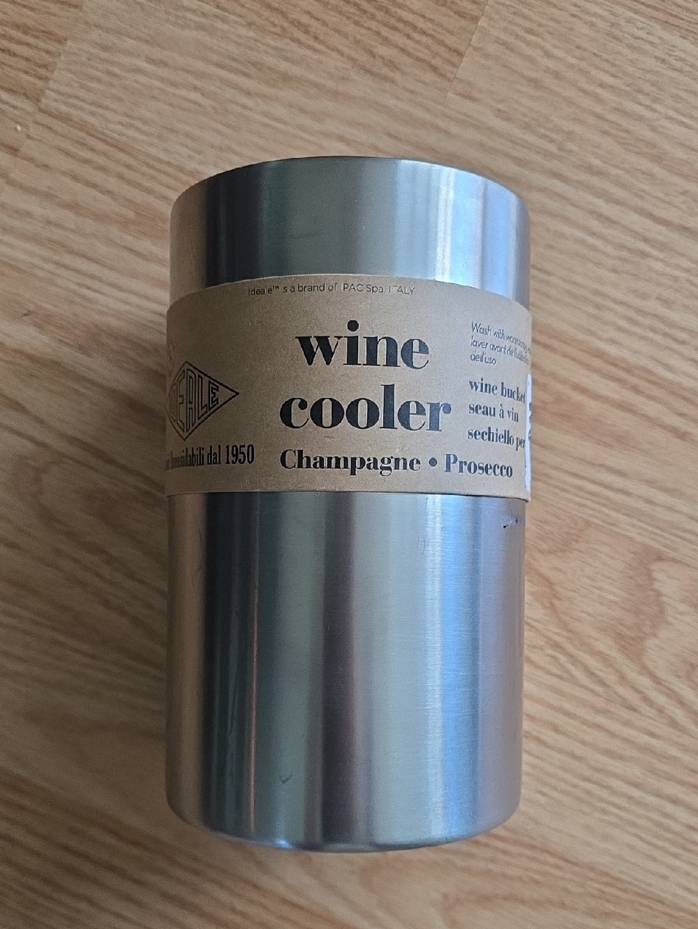 Stainless Steel Wine Cooler - Champagne & Prosecco